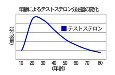 テストステロン低下の原因
