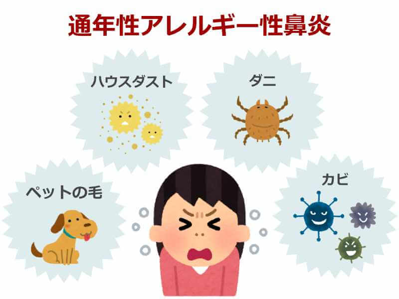 通年性アレルギー性鼻炎
