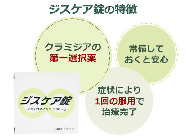 ジスケア錠の特徴