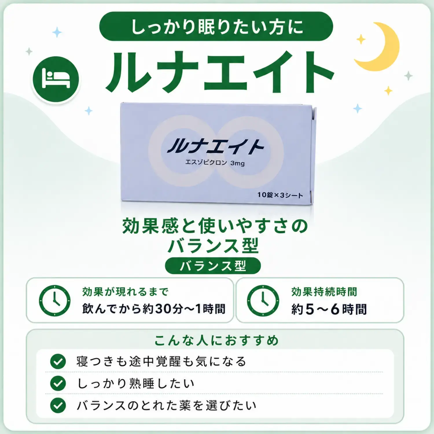 初心者の方に！選べる睡眠薬セット