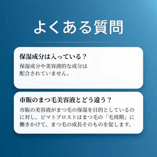 ビマトアイドロップス（ビマトプロスト）