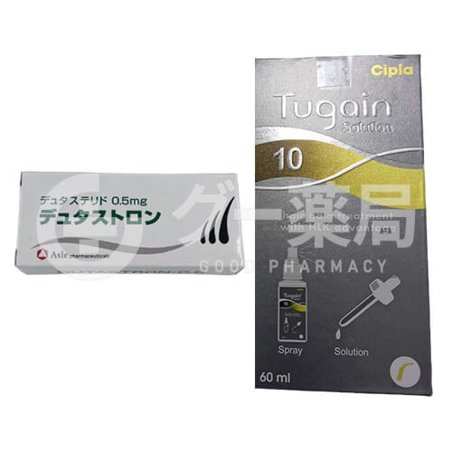 デュタストロン90錠＋ツゲイン3本