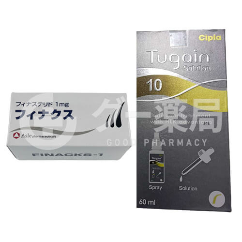 フィナクス100錠＋ツゲイン3本